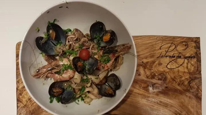 Moules ou clovisses marinées