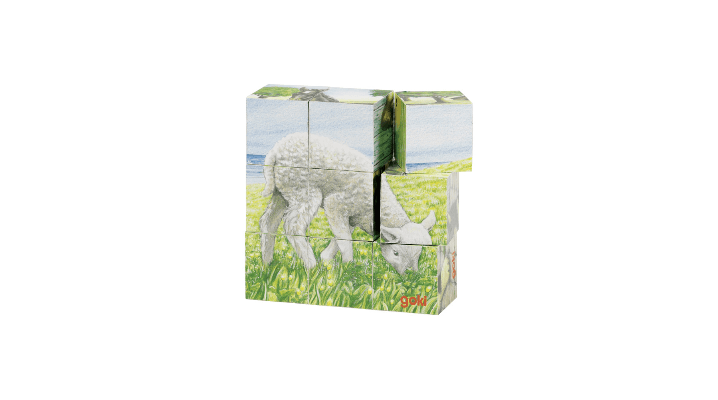Puzzle De Cubes, Animaux