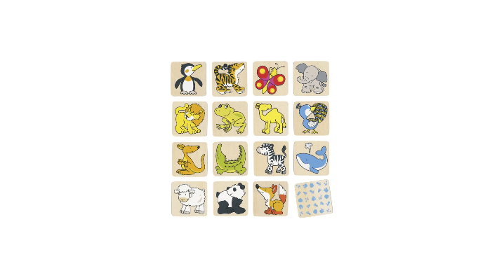 Jeu De Mémo Des Animaux