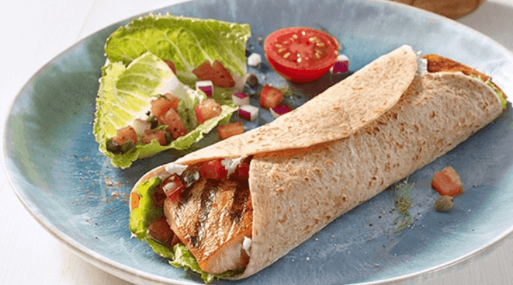 Wrap Salmon Grillé