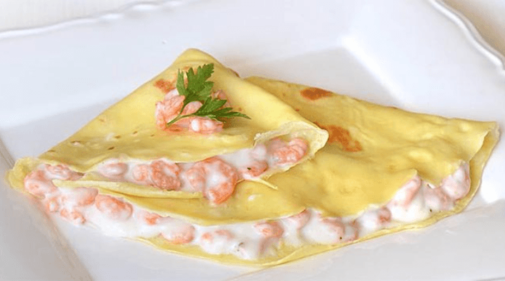 Crêpe salée Délice de mer