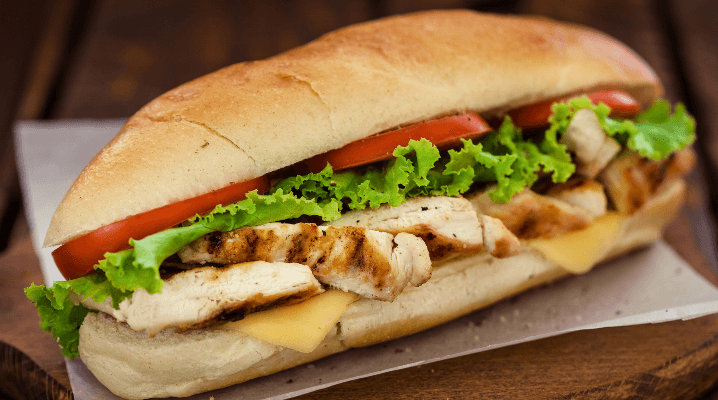 Sandwich Poulet haché