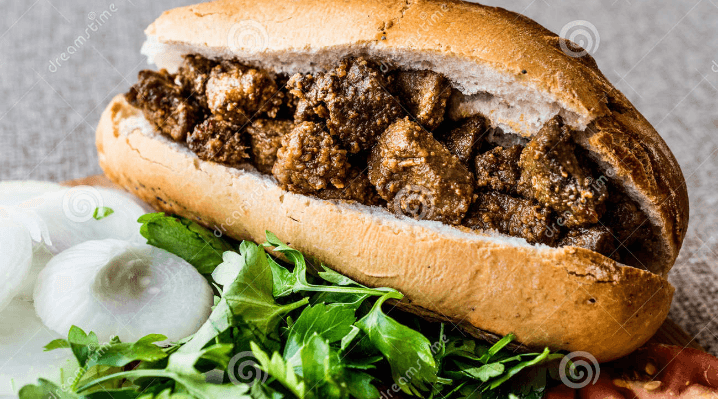 Sandwich foie d'agneau