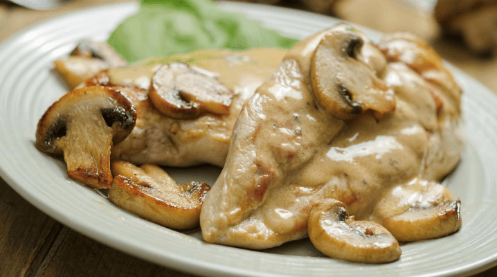 Escalope à la crème