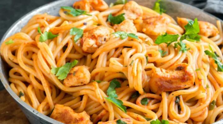 Spaghetti escalope