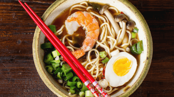 Soupe miso crevettes