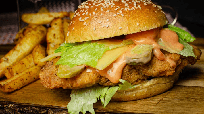 Chicken Cheese Burger