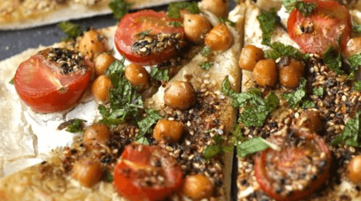 Pizza  Libanaise Végétarienne