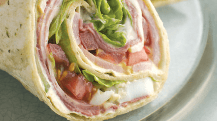 Sandwich Naan Jambon