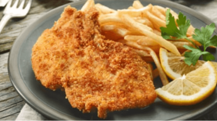 Plat Escalope panée