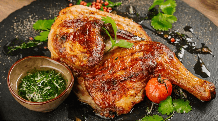 Cuisse de poulet grillée