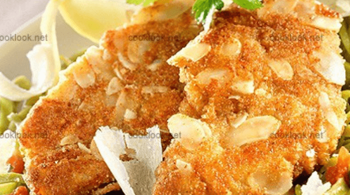 Escalope panée aux amandes effilées
