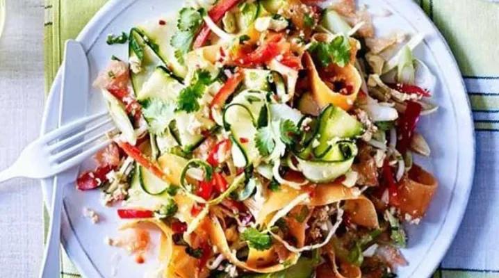 Salade thaïlandaise crevettes 