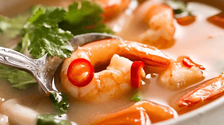 Tomyum soupe