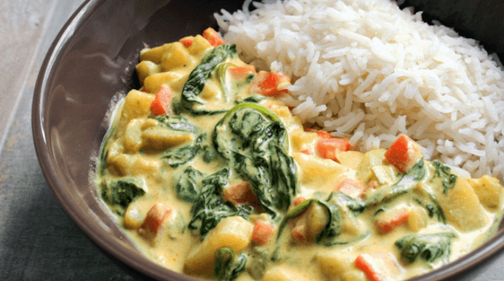 Thai curry jaune