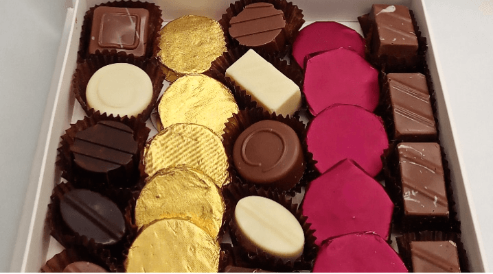 Boîte chocolat belge a 145dh