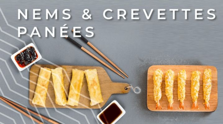Nems & Crevettes Panées