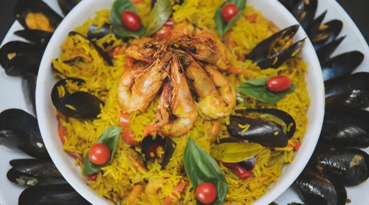 Paella aux Fruits de mer