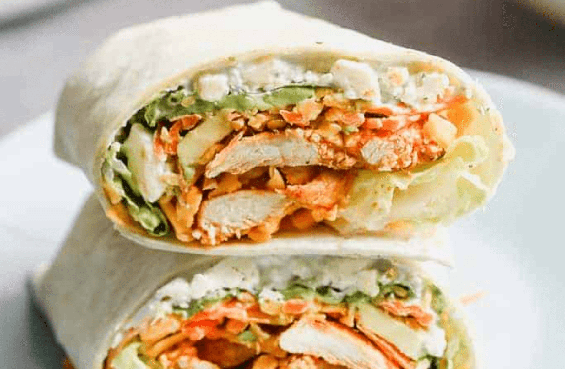 Buffalo Chicken Caesar Wrap