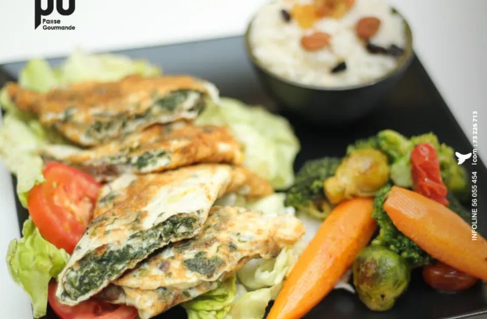 Omelette  Végétarienne