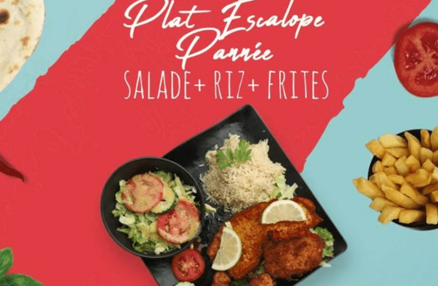 Plat Escalope panée