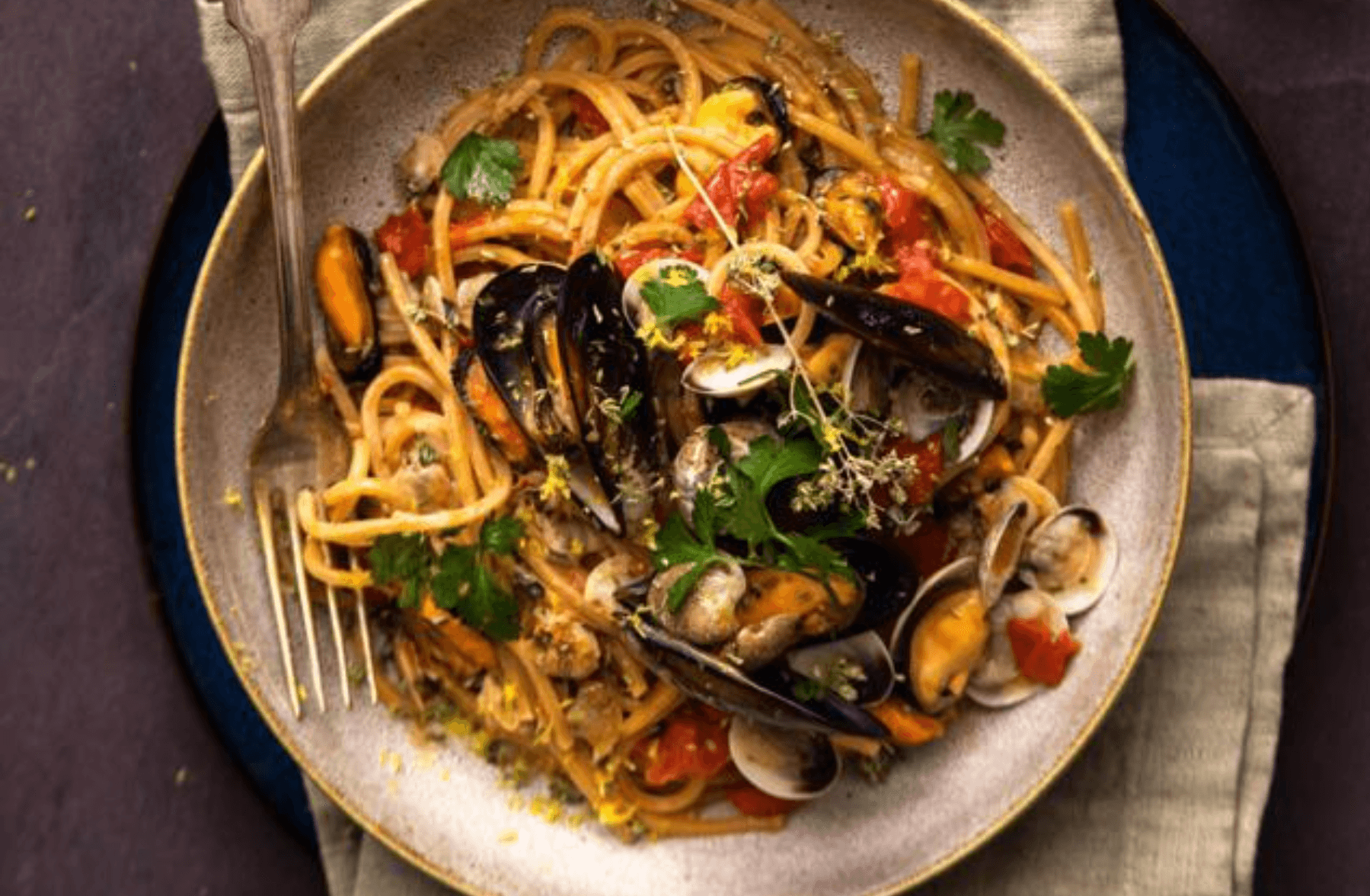 Pasta frutti de mare