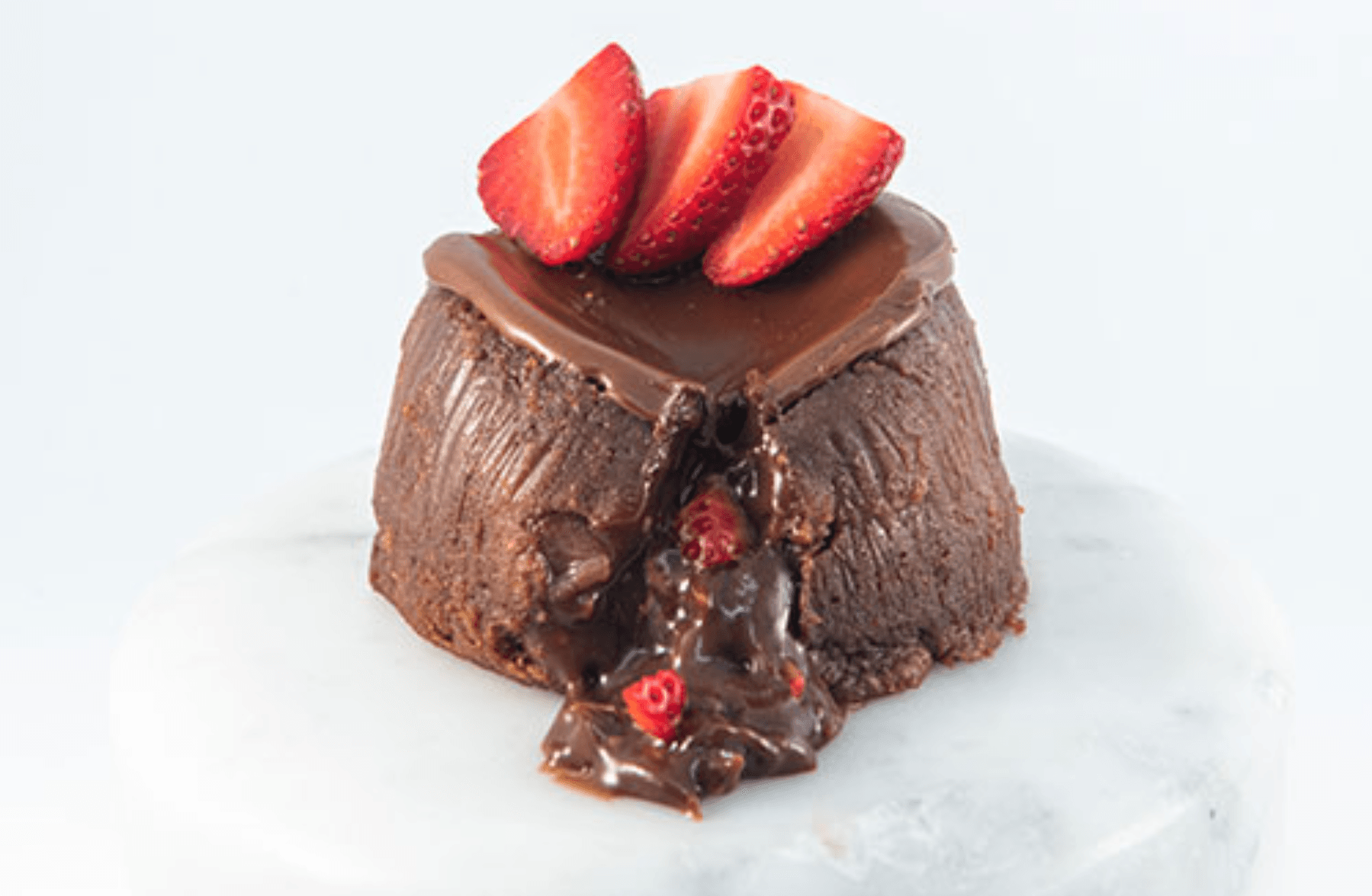 Fondant Nutella Fraise