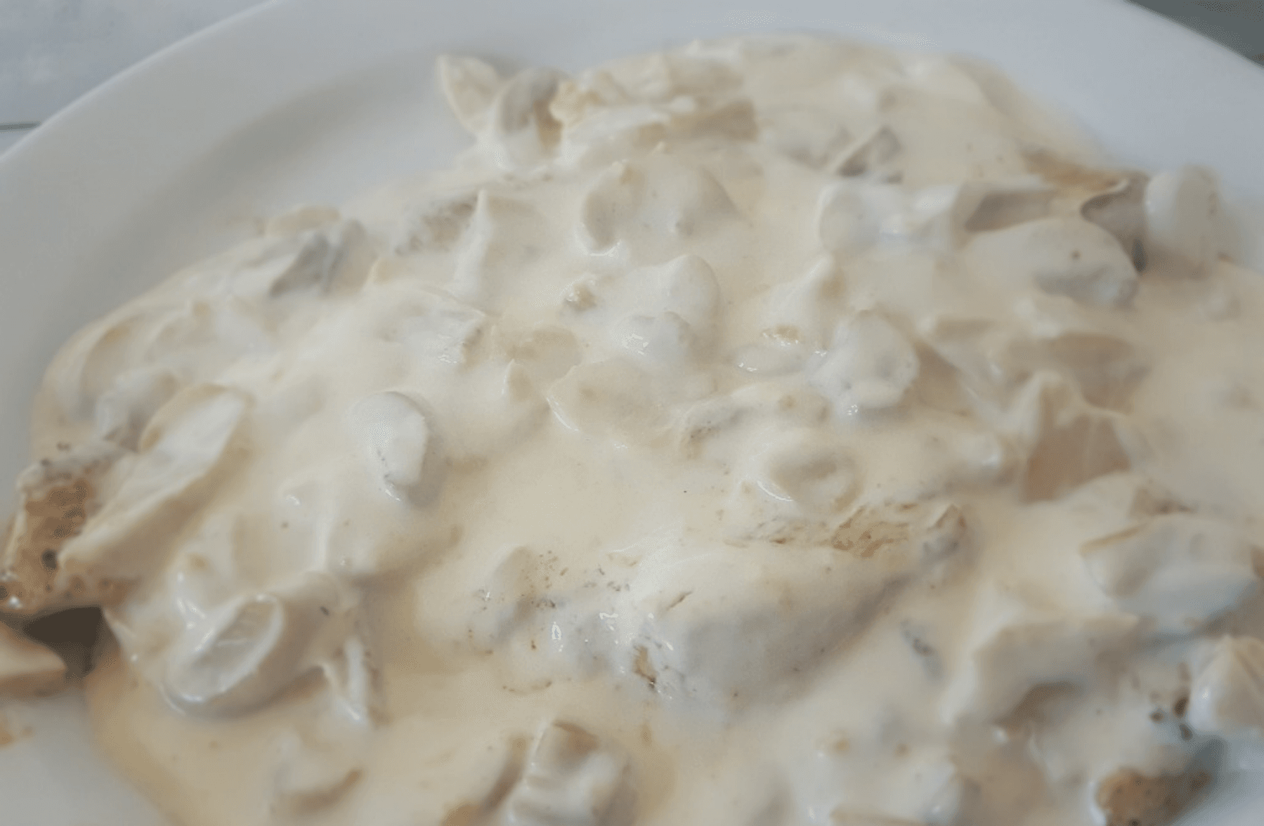 Escalope sauce champignons