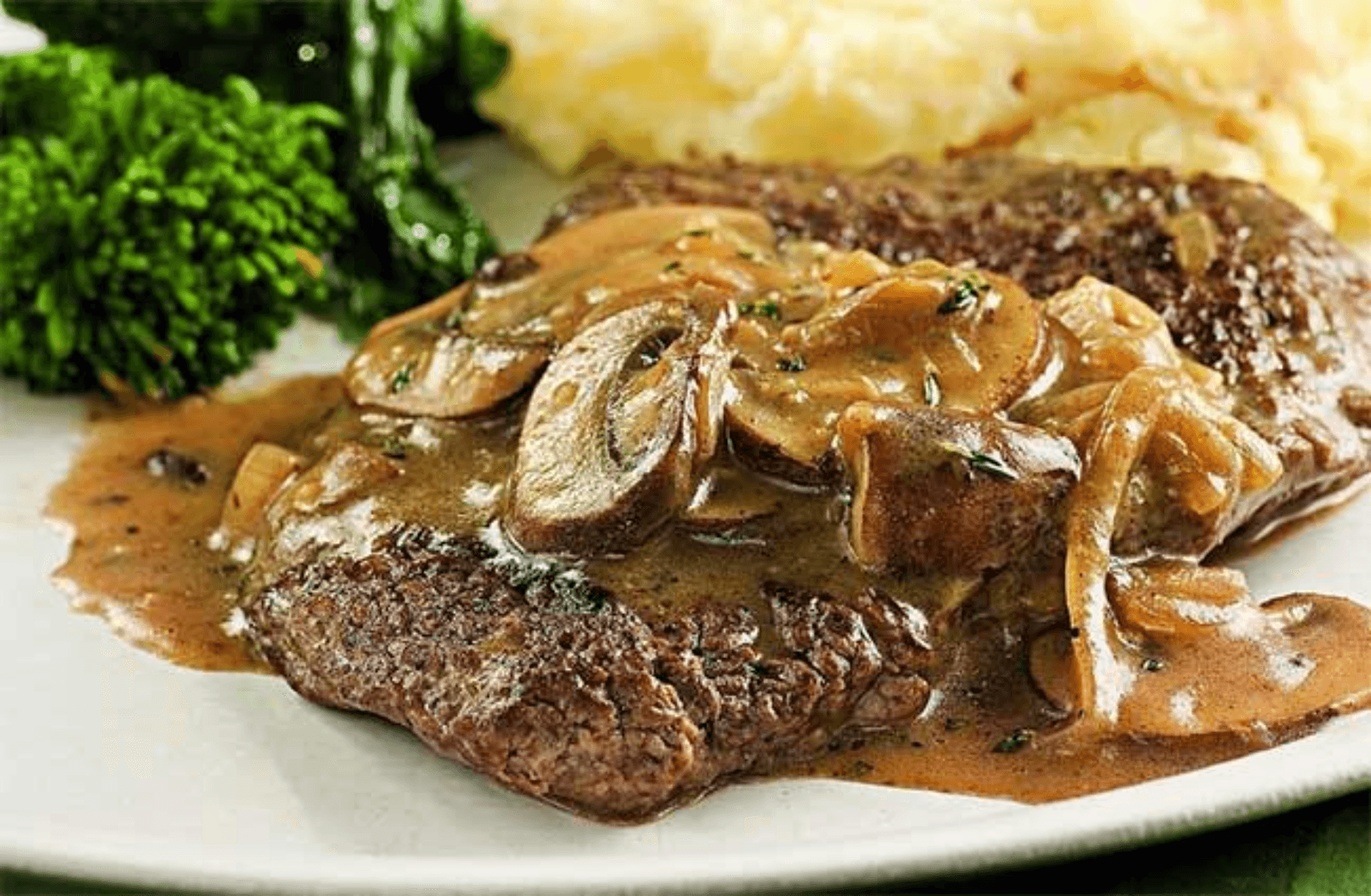 Steak sauce champignons