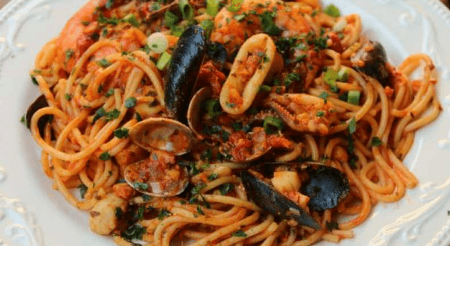 Spaghetti fruits de mer