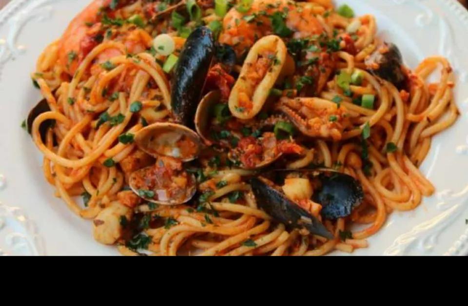 Spaghetti fruits de mer