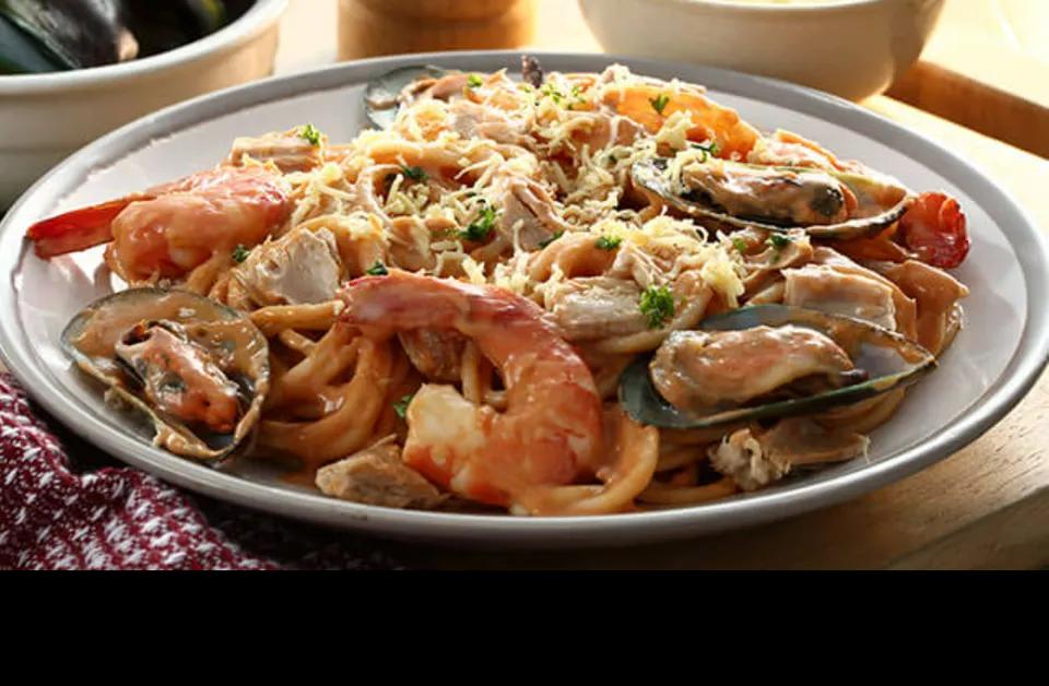 Pâtes fruits de mer Royale