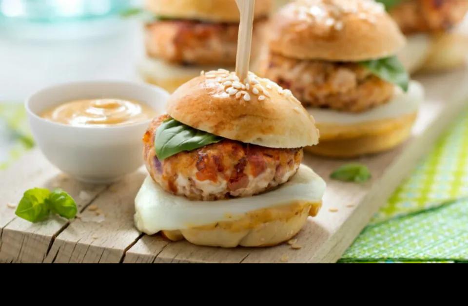 Mini burger poulet