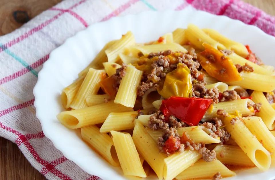 Penne di carne macinata