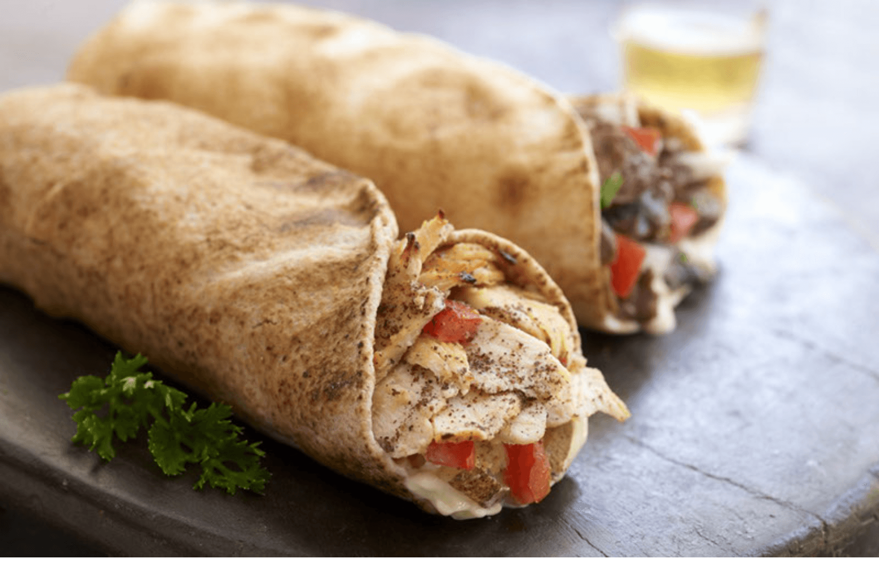 Sandwish Shawarma Poulet Sans Frites