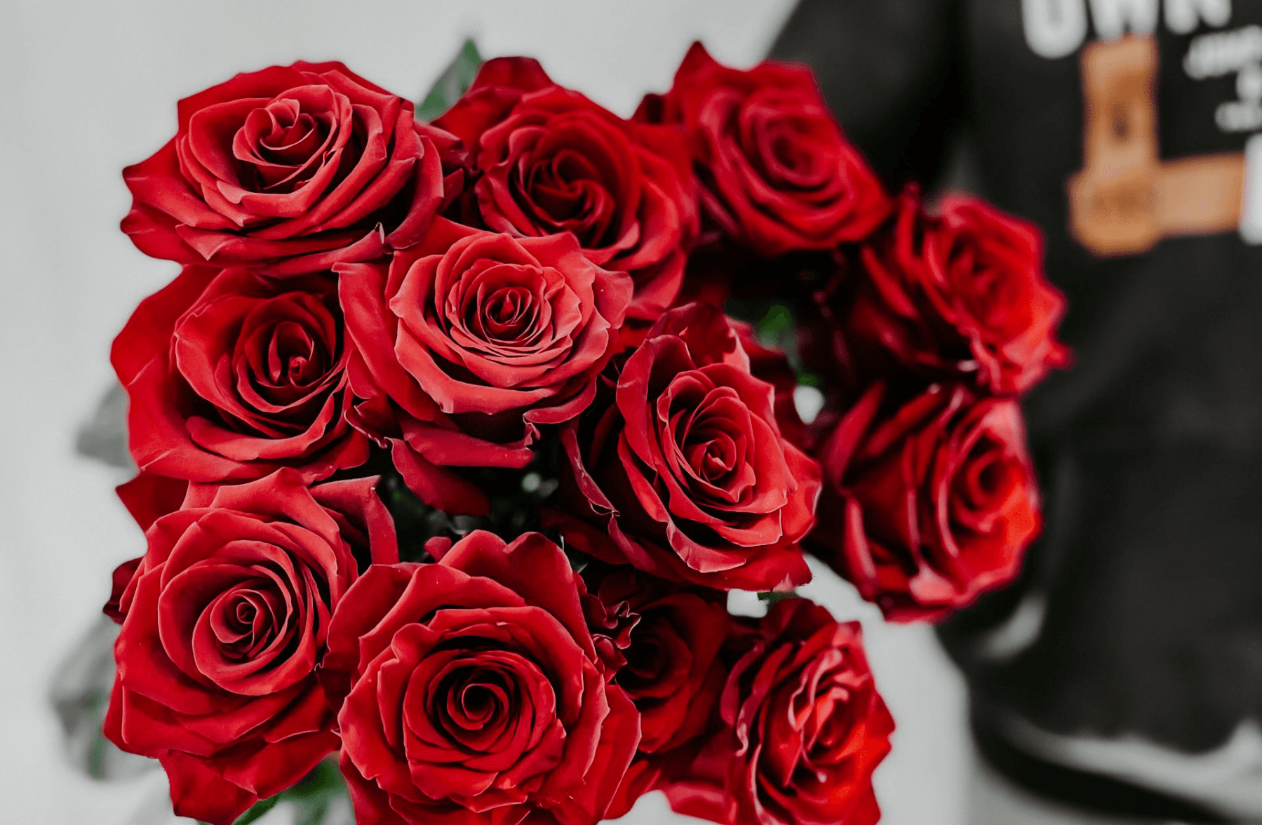 Bouquet 10 roses au choix