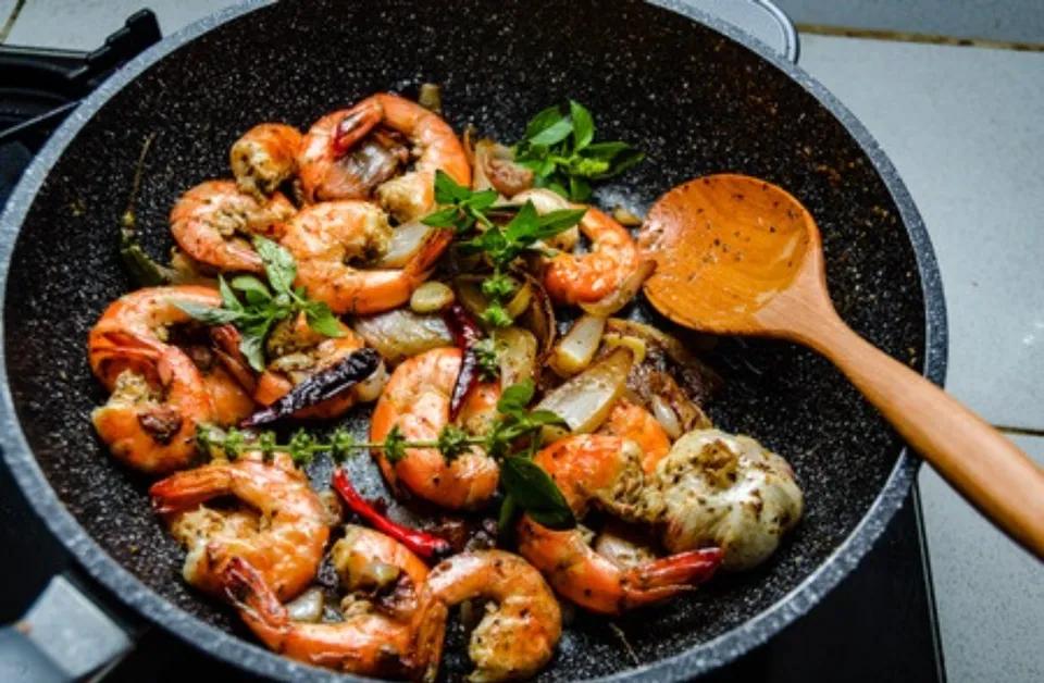 Crevettes grillées