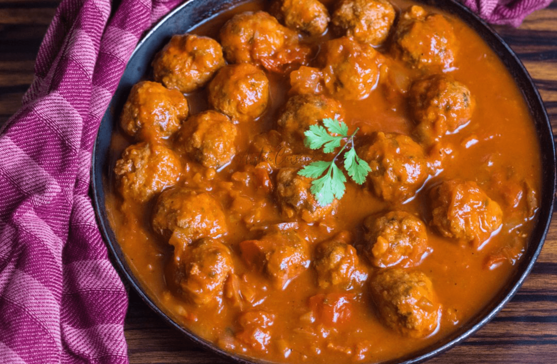 Boulettes de merlan à la sauce bisque de poisson