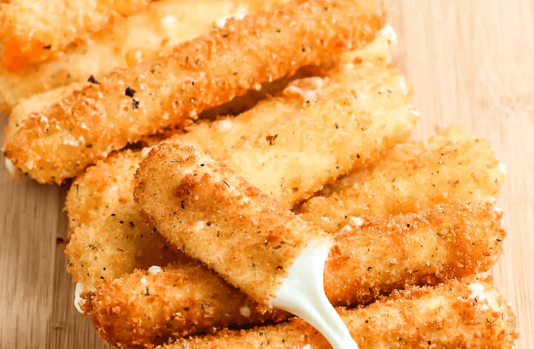 Mozzarella finger sticks