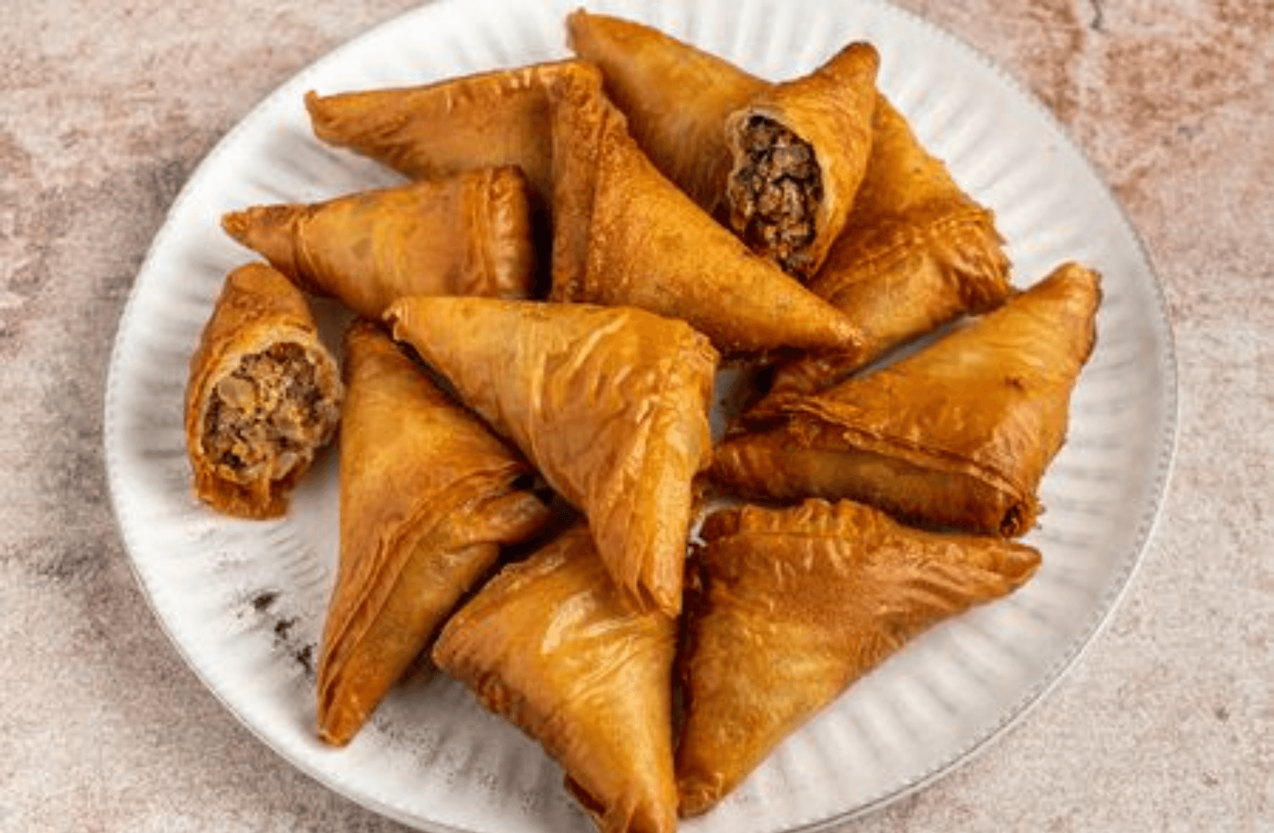 Briouatte Viande Hachée   - 4 Pièces