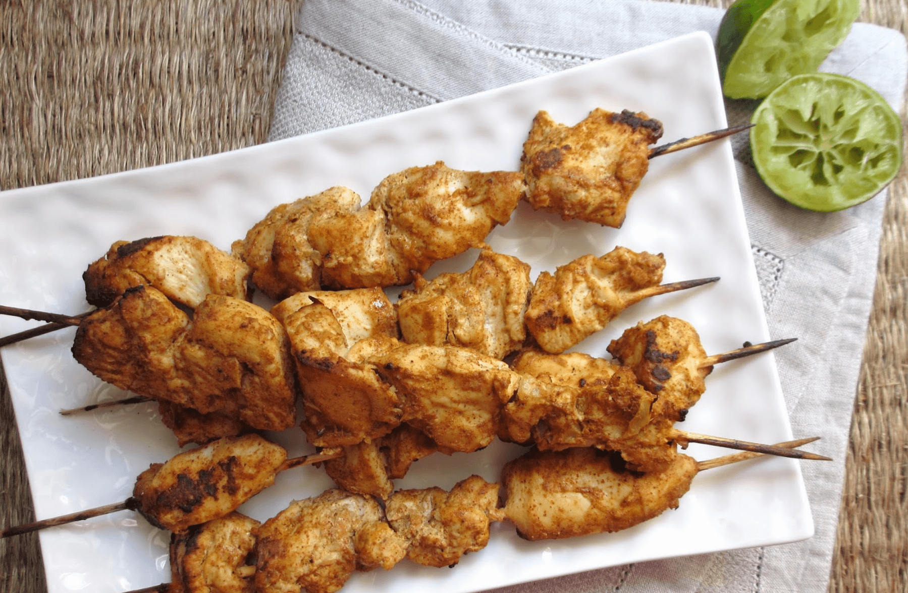 Shish Taouk Poulet - Plat 3 Brochettes