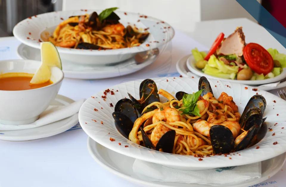 Spaghetti aux fruits de mer