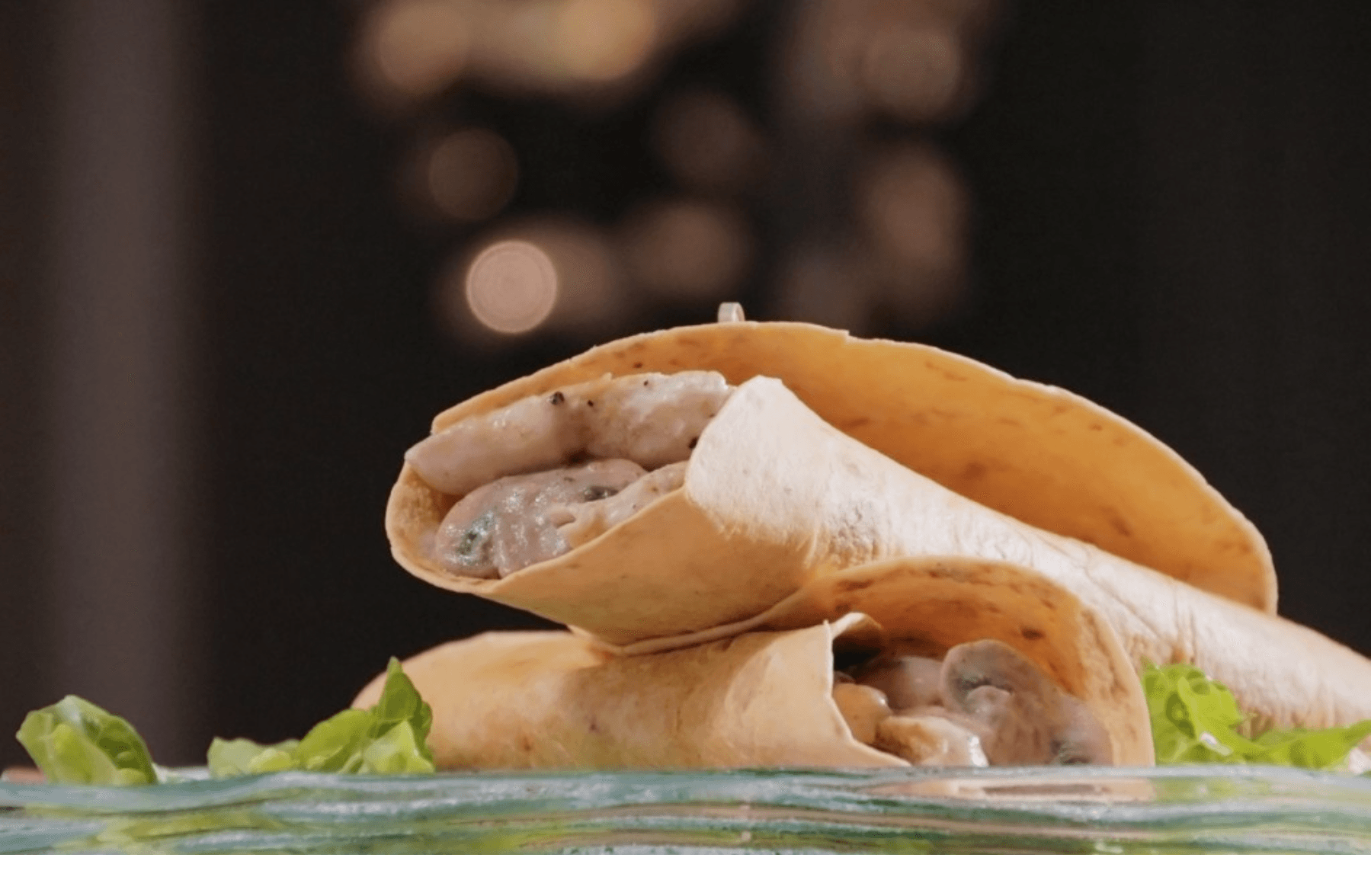 Wraps Poulet Champignons