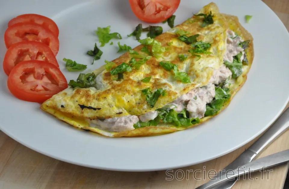 Omelette thon