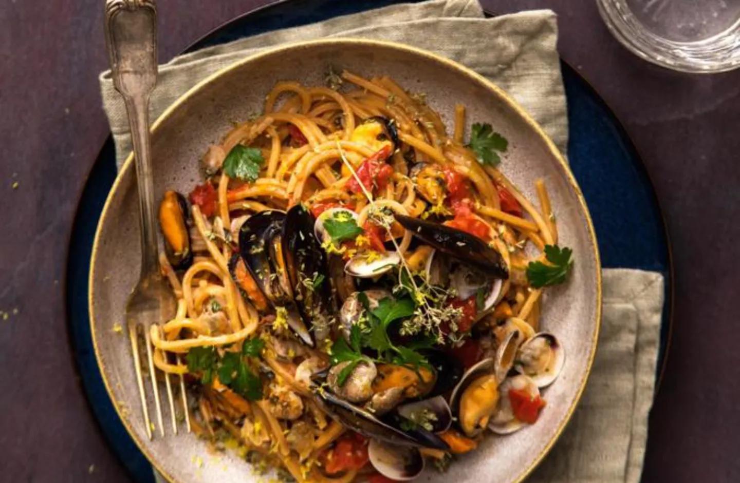 Spaghetti aux Fruits de Mer
