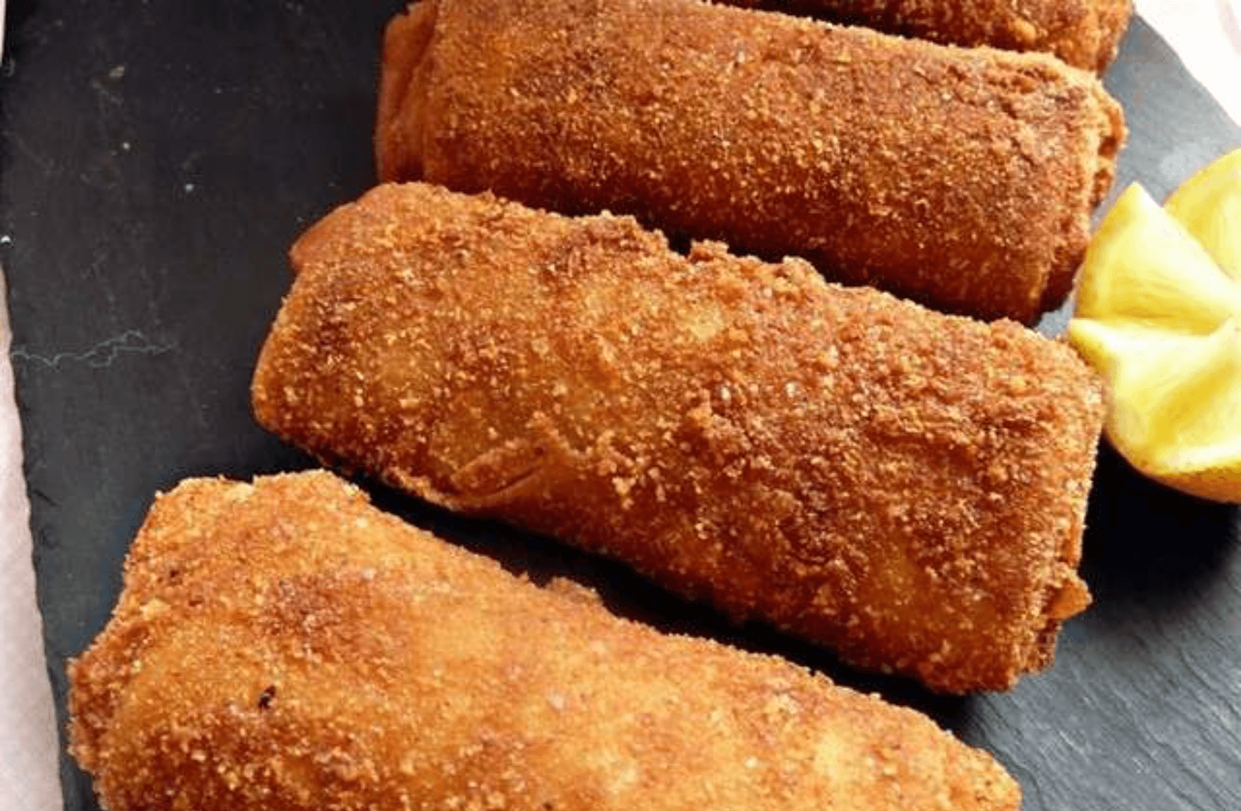 3 crêpes panées jambon