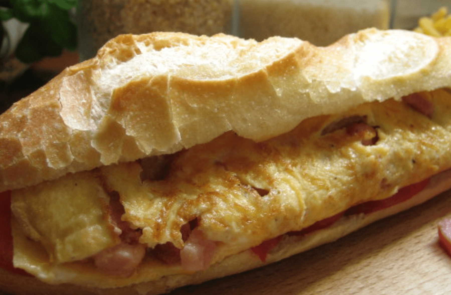 Sandwich Omelette