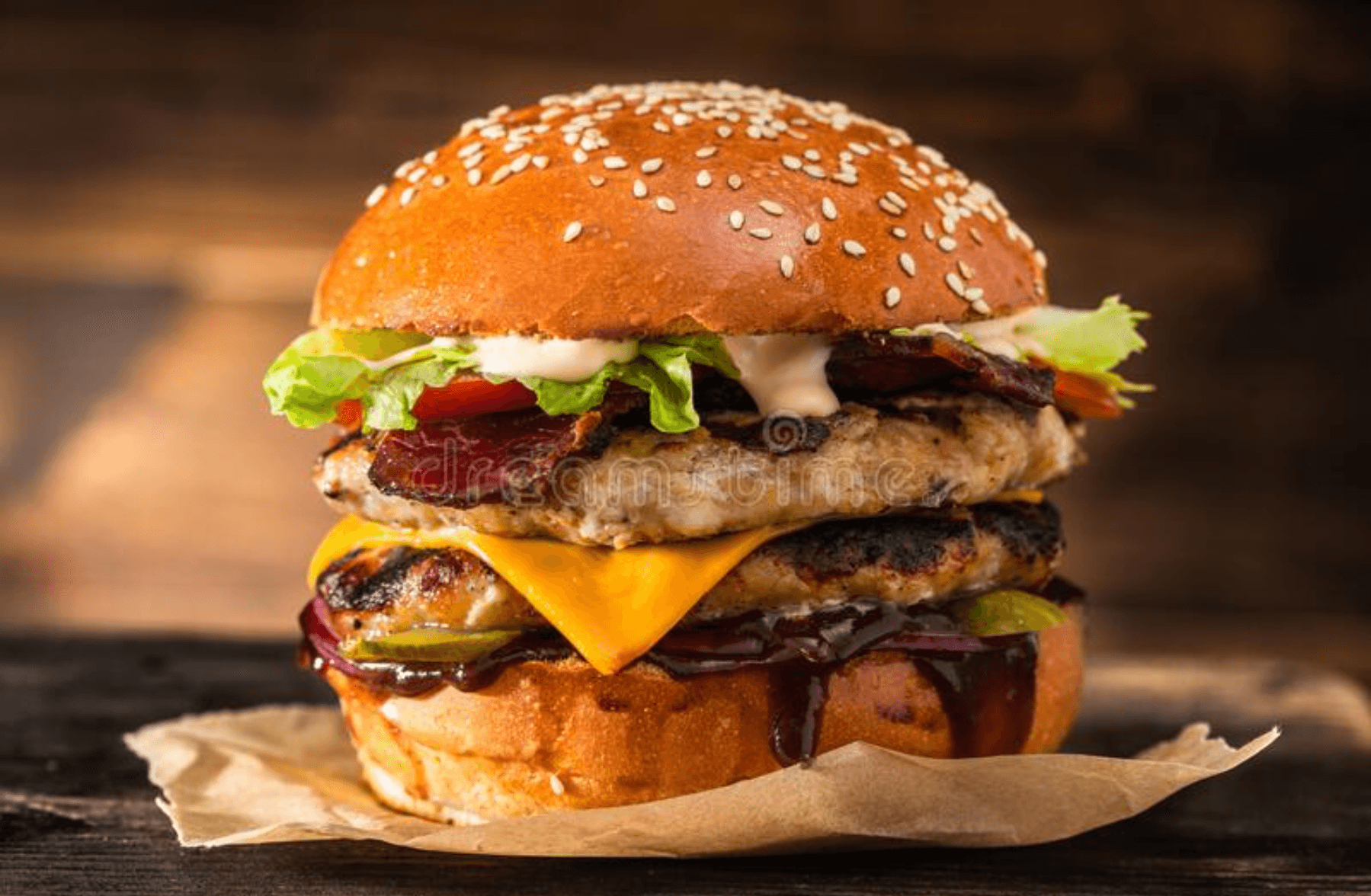 Double Chicken  Burgur