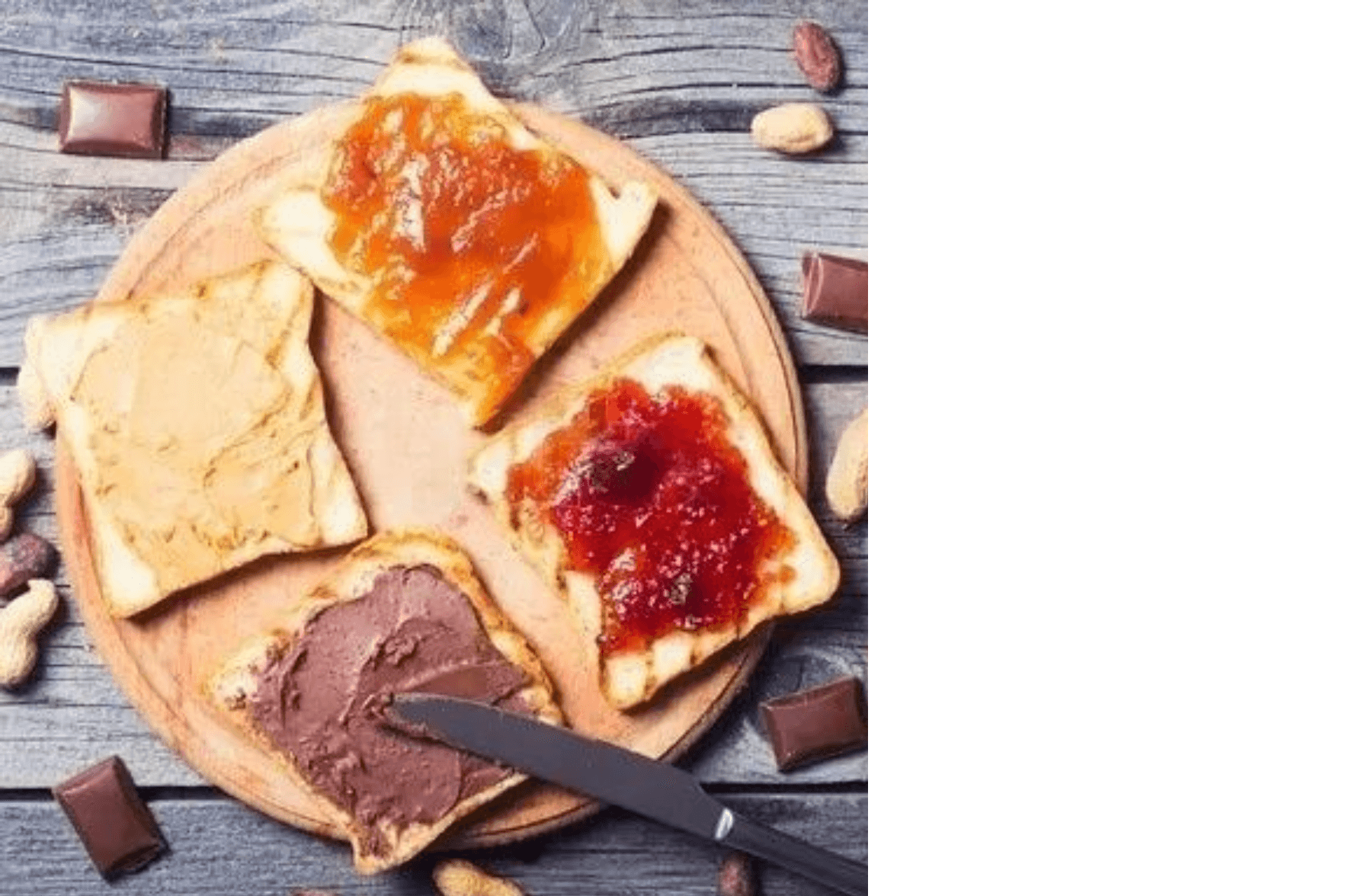 Grilled Nutella ou Confiture