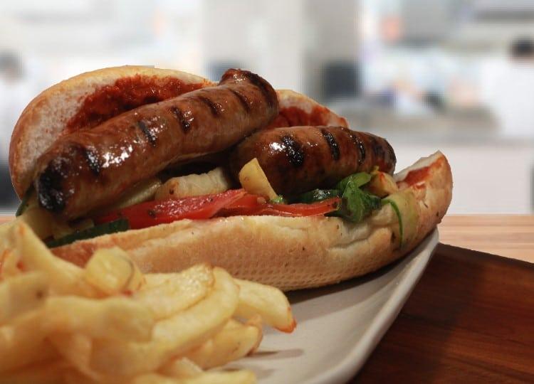 Sandwich Saucisses De Foie